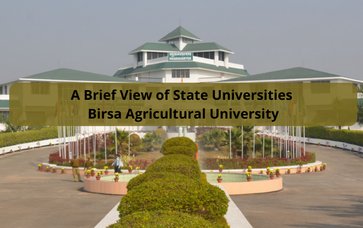 A Brief View of State Universities Birsa Agricultural University